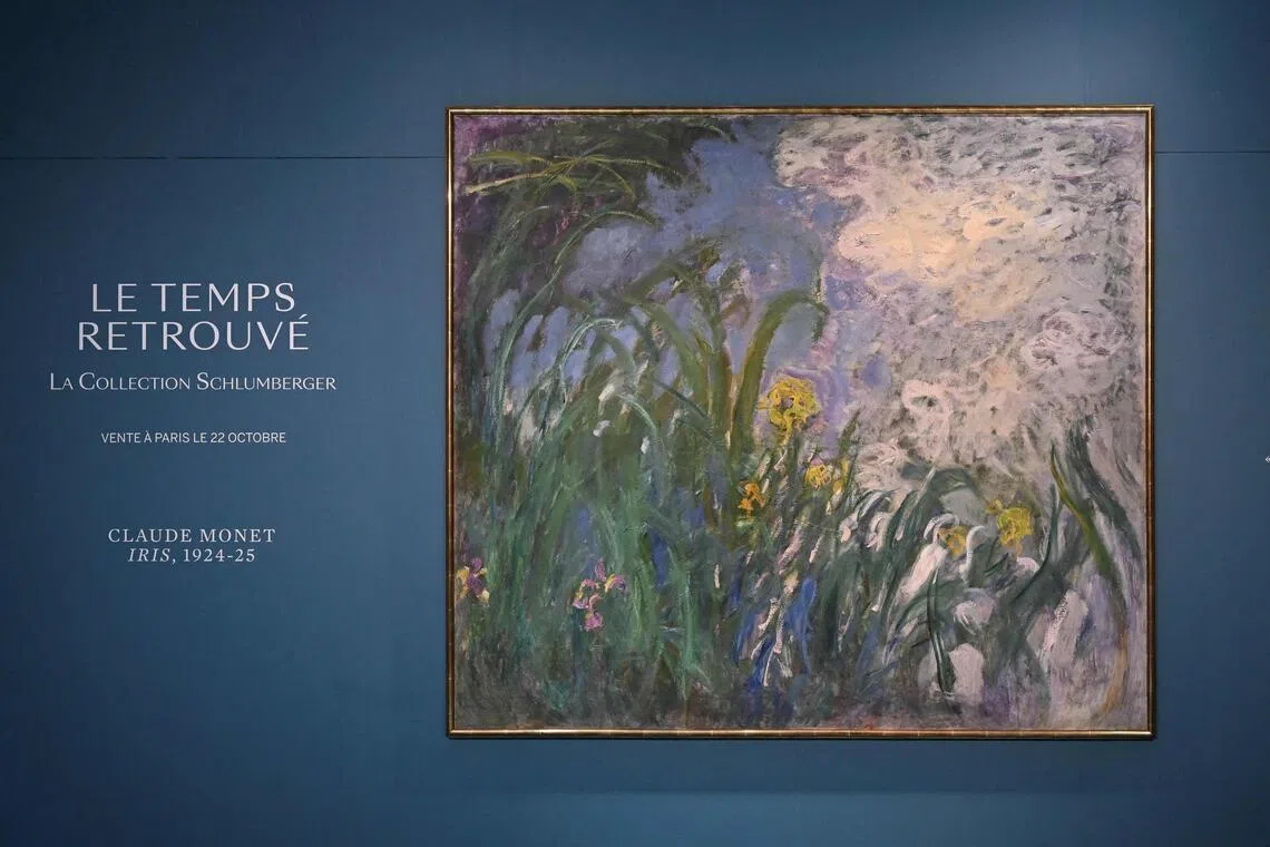 Claude Monet’s Iris is the most expensive artwork ever sold at auction in France.