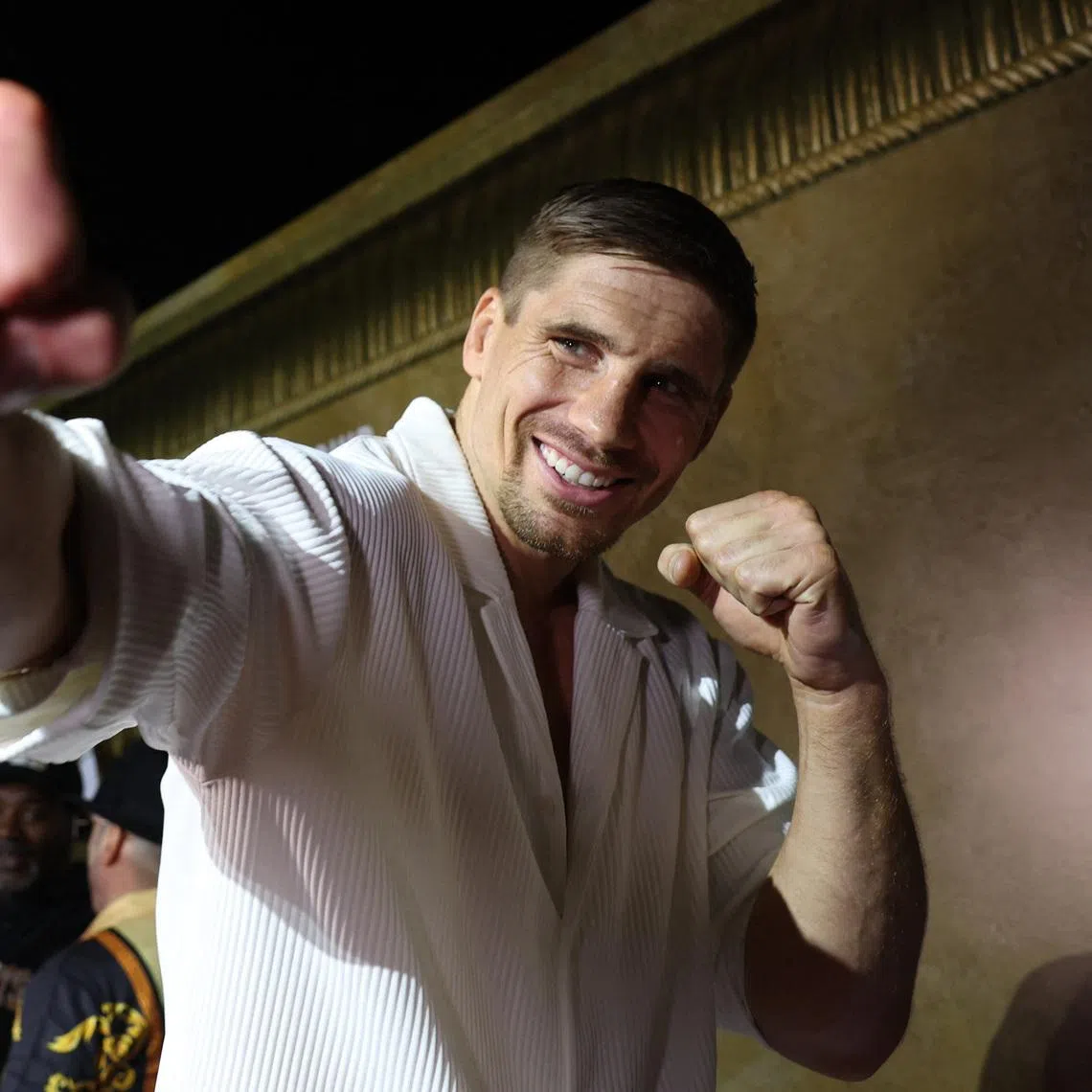 Boxing - Oleksandr Usyk v Rico Verhoeven launch event  - Khufu's Restaurant, Giza, Egypt - May 20, 2026 Rico Verhoeven poses for a photo during the launch event REUTERS/Amr Abdallah Dalsh