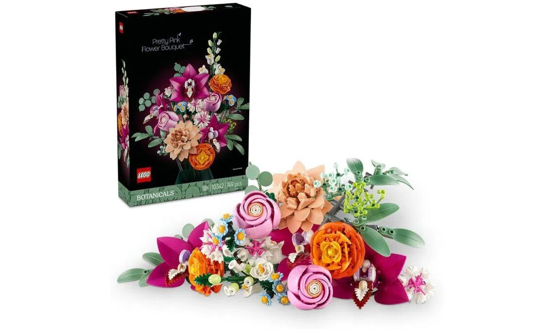 LEGO The Botanical Collection Pretty in Pink Flower Bouquet 10342