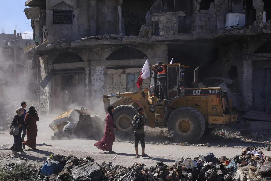 Unexploded ordnance has become a common sight in the Gaza Strip during the two years of the war.