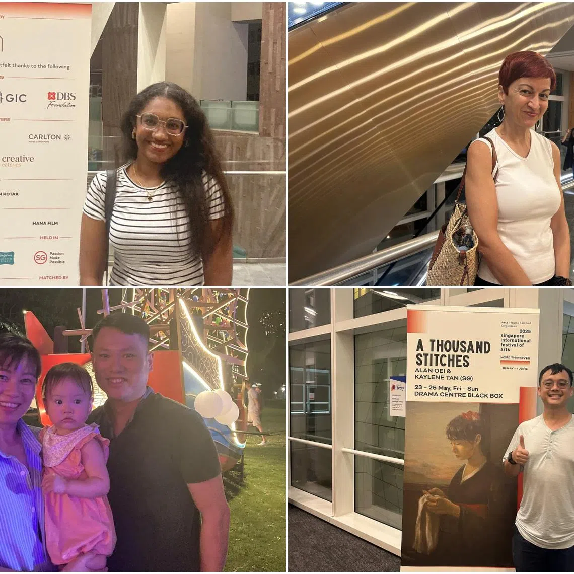 Audiences at Sifa shows such as The Sea And Its Neighbourhood share their thoughts.