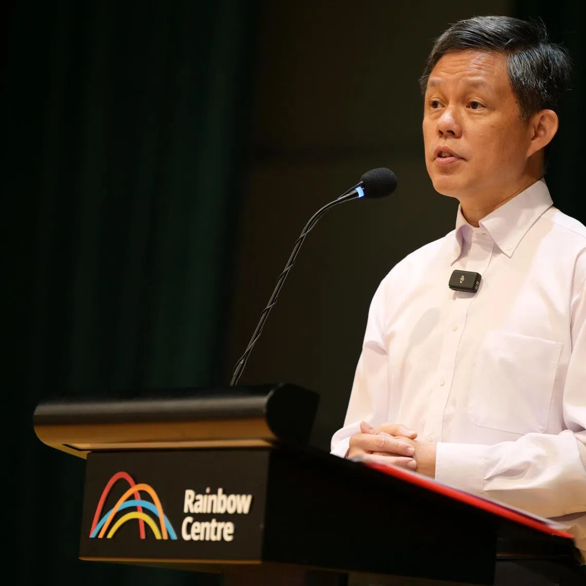 Minister of Education, Chan Chun Sing at the launch of Admiral Hill School on Oct 3, 2024.