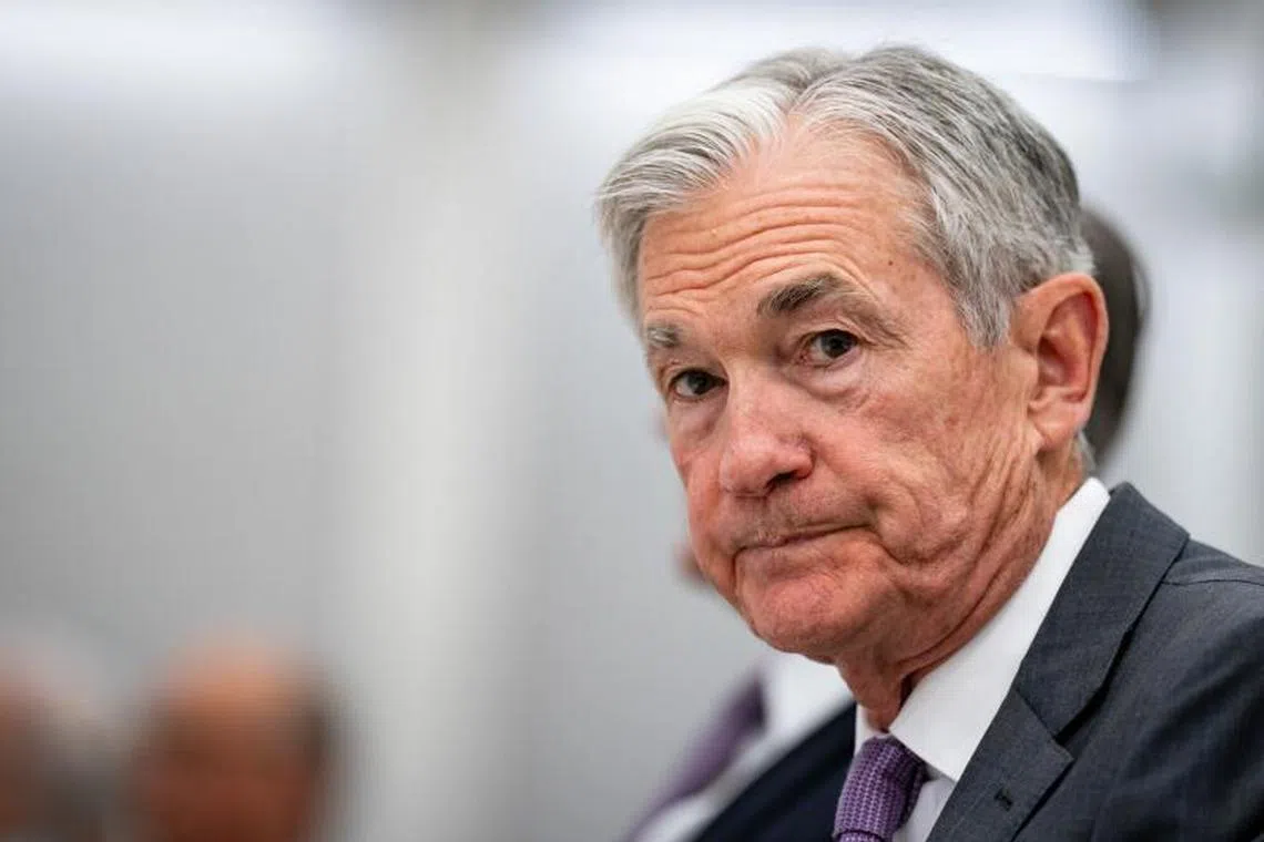 Jerome Powell, chairman of the US Federal Reserve, during the Federal Reserve IF 75TH Anniversary Conference in Washington, DC, US, on Monday, DC, US, on Monday, June 2, 2025. US President Donald Trump pushed Powell to lower interest rates at their first in-person meeting since the president's inauguration last week, the White House said. Photographer: Al Drago/Bloomberg