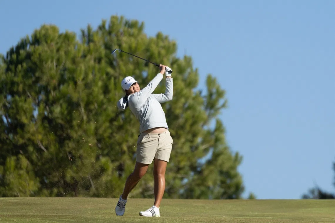 World No. 103 Shannon Tan is currently four shots off the pace needed to break into the projected top 25 bracket.