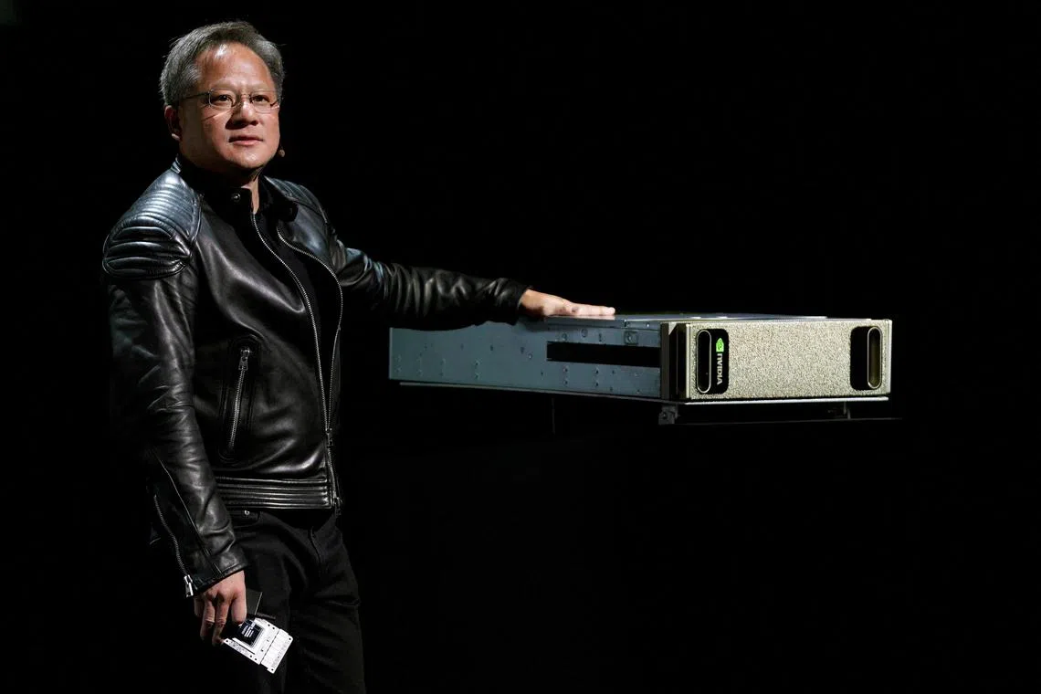 Nvidia co-founder and CEO Jensen Huang gave a commencement address on Saturday. Nvidia's shares soared last week on AI demand.