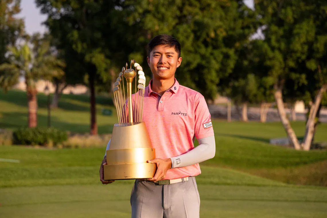 S’pore golfer James Leow secures Asian Tour card for 2026 with win in Saudi Arabia