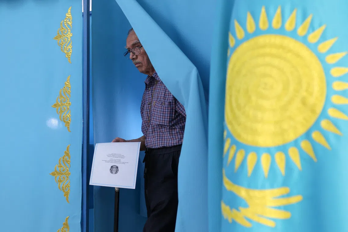 Kazakhs begin voting in election set to tighten president's power