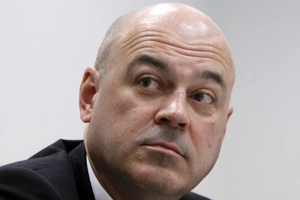 FILE PHOTO: Alexey Kuzmichev, chairman of Russian investment company A1 advisory committee, attends a news conference in Moscow April 3, 2013. REUTERS/Sergei Karpukhin/File Photo