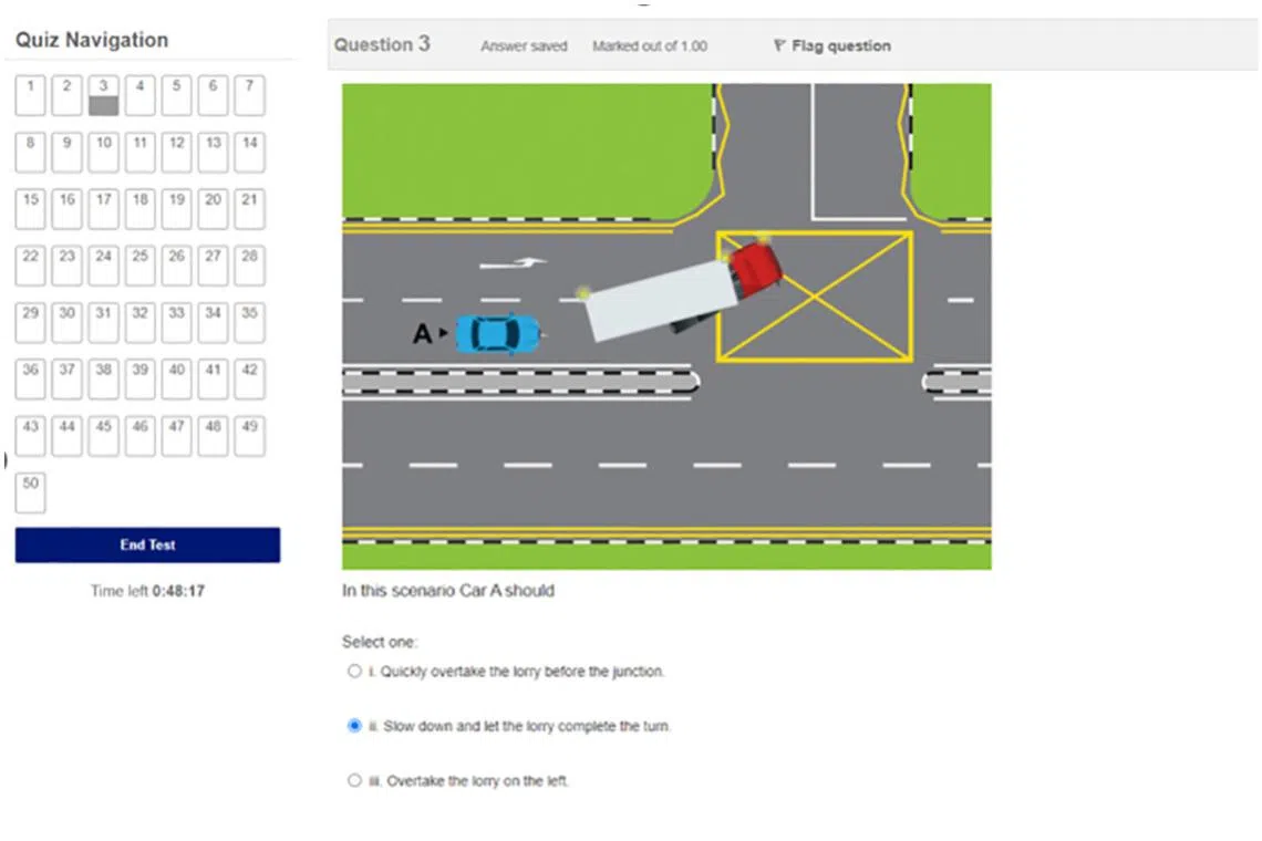 Traffic Police will launch a mock theory test online on Friday.