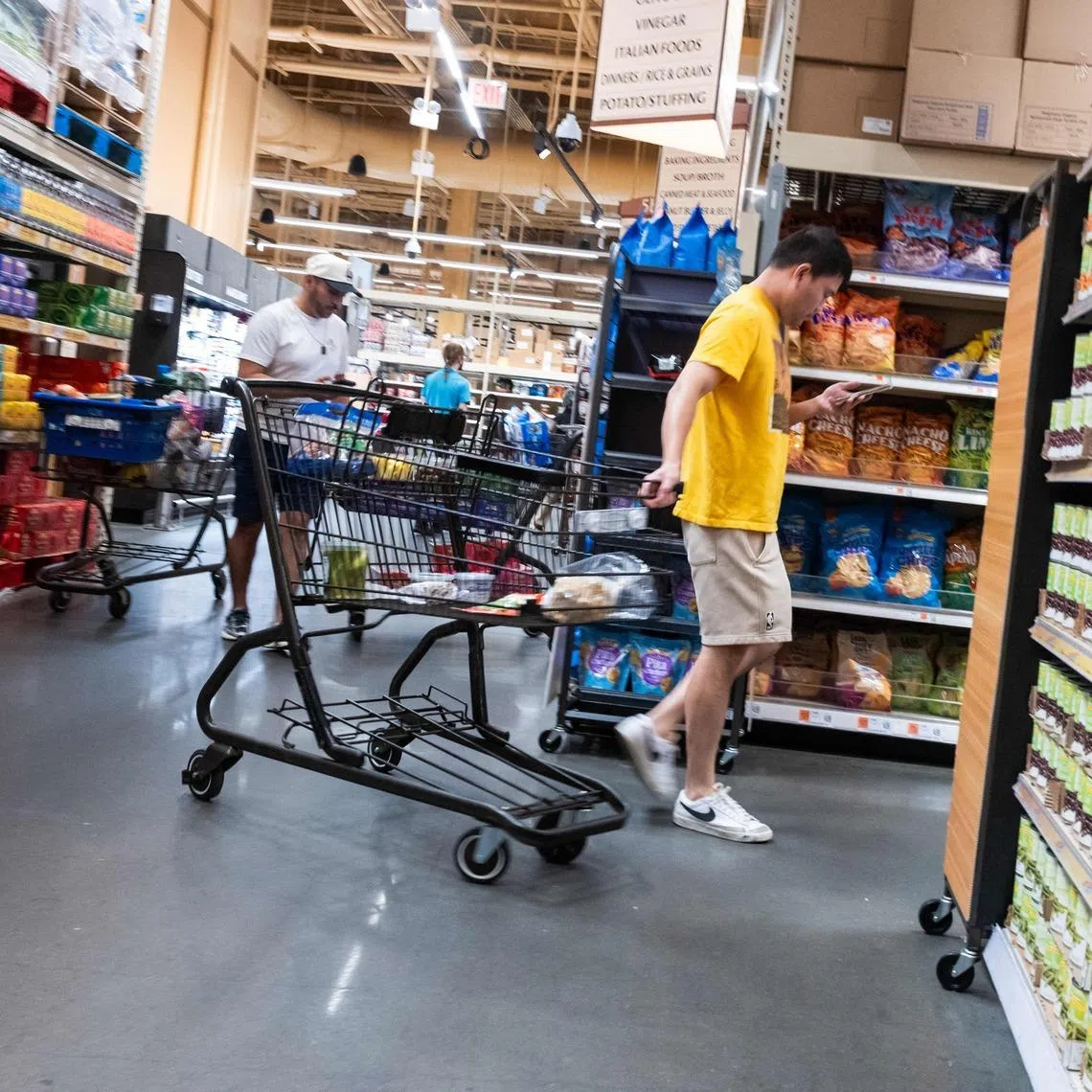 US inflation fell 0.4 per cent in June after advancing 0.5 per cent in May.