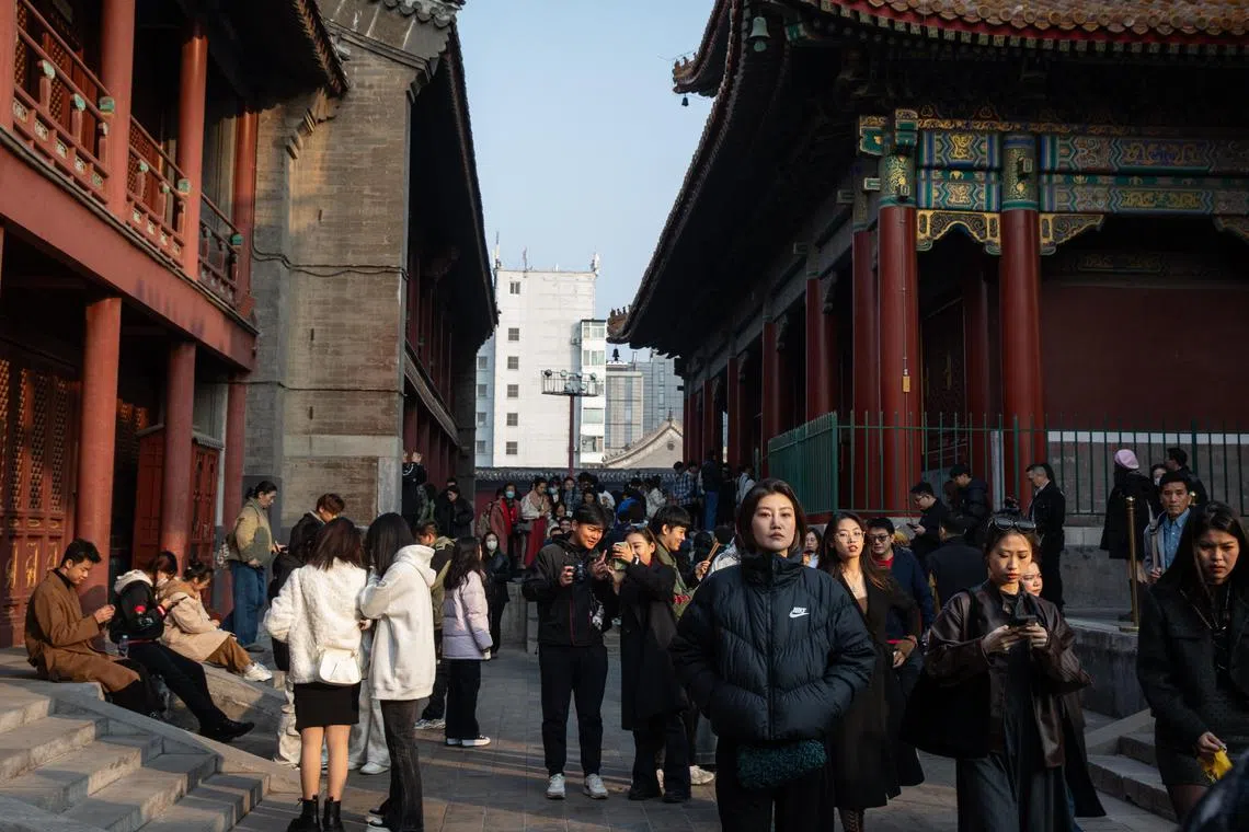 The number of Taiwanese travellers visiting China has soared in 2024 despite tensions between Taipei and Beijing.