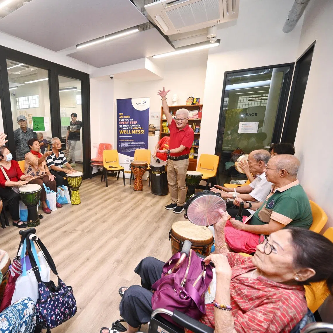 The festival is being held at the Singapore Association for Mental Health’s Space2Connect integrated wellness centre in Jalan Besar.