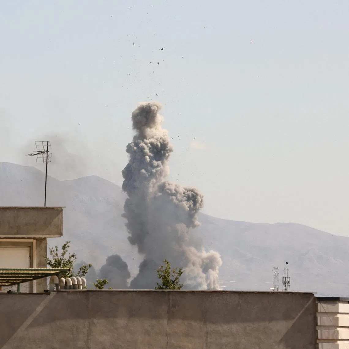 Smoke rises following an explosion, after Israel and the U.S. launched strikes on Iran, in Tehran, Iran, March 1, 2026. Majid Asgaripour/WANA (West Asia News Agency) via REUTERS