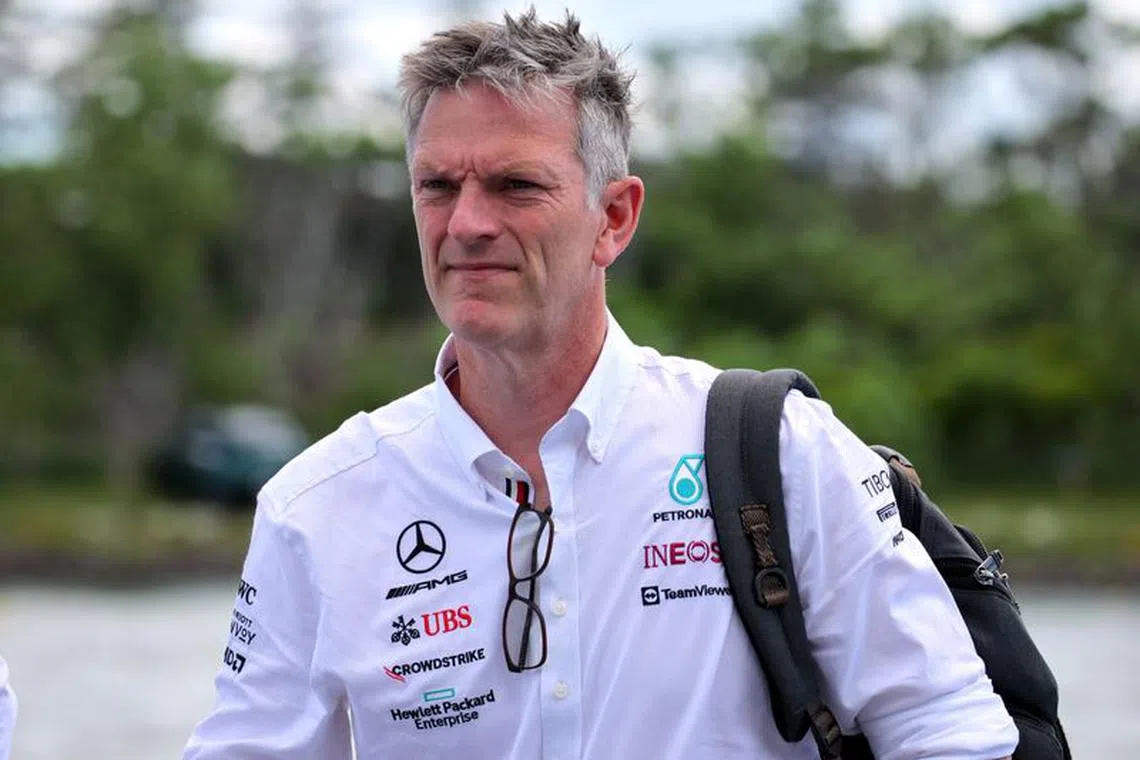 FILE PHOTO: Formula One F1 - Canadian Grand Prix - Circuit Gilles Villeneuve, Montreal, Canada - June 17, 2022 Mercedes Chief Technical Officer James Allison during practice REUTERS/Christinne Muschi/File Photo