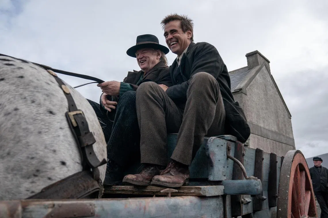 (From left) Brendan Gleeson and Colin Farrell in The Banshees Of Inisherin.