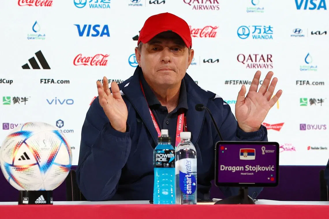 Serbia coach Dragan Stojkovic said he had no comment when asked about the controversy.