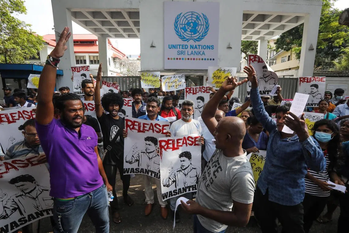 There have been several protests against the current economic crisis in Sri Lanka. 
