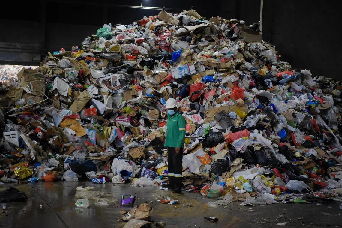 The overall recycling rate in Singapore had declined over the past decade, from 62 per cent in 2013 to 52 per cent in 2023.