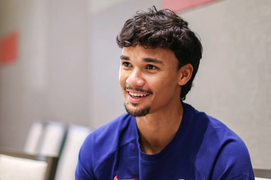 Thespa Gunma striker Ikhsan Fandi becomes the first Singaporean to play and score in the Japanese pro league