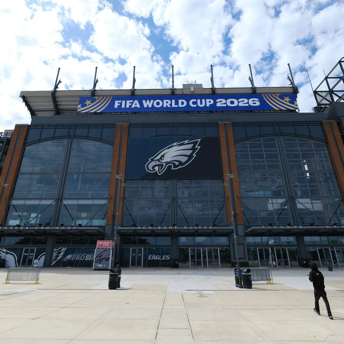 May 13, 2026; Philadelphia, Pennsylvania, USA; A general view of the stadium during a media day ahead of the 2026 FIFA World Cup at Lincoln Financial Field. Kyle Ross-Imagn Images