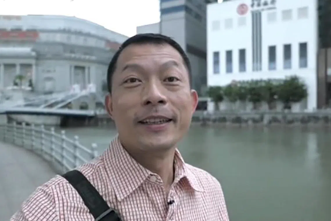 In an Instagram post on Sunday, the 50-year-old said that he is glad to be back in Singapore.