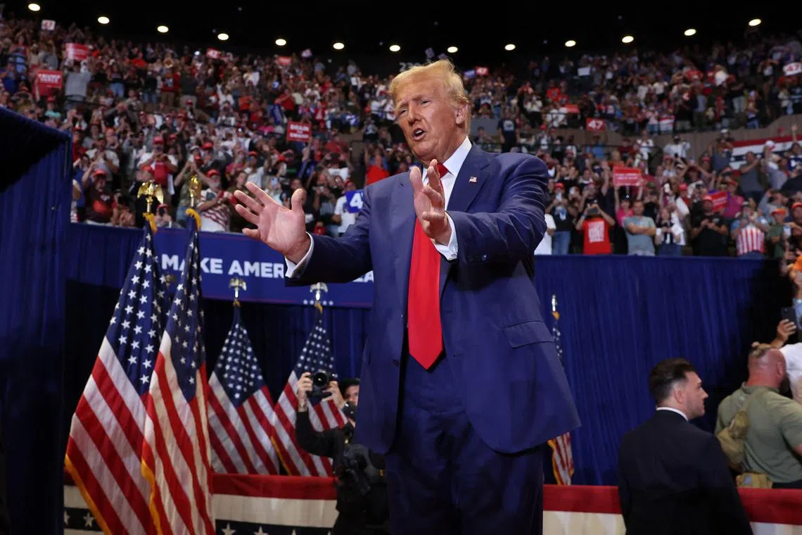 Trump did not cite any evidence backing his claim that the “radical left” was responsible for the attempts on his life.