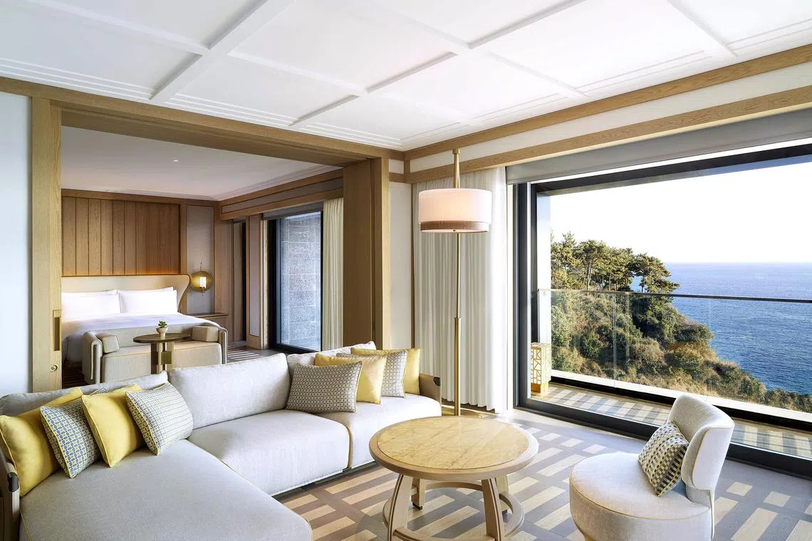 The Panorama Suite at JW Marriott Jeju Resort and Spa.