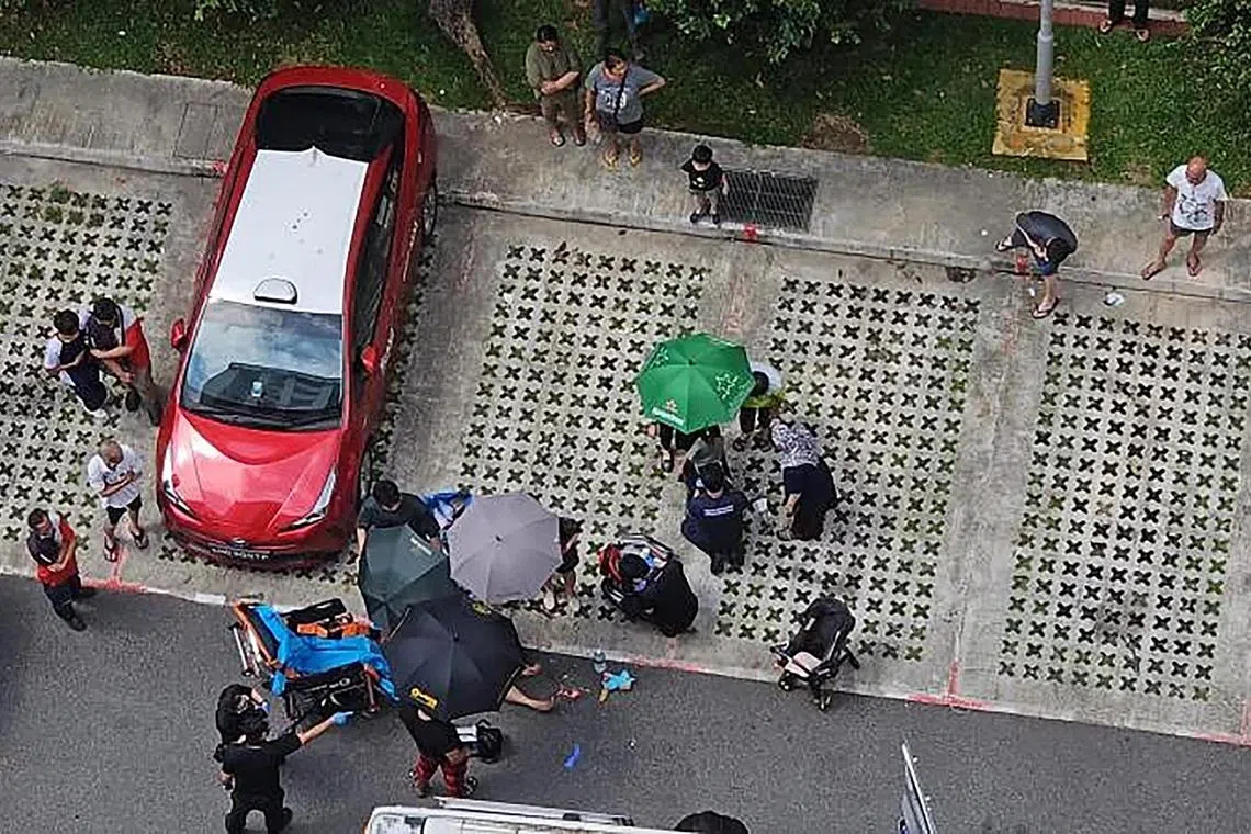 A 33-year-old man who was driving the van has been arrested for careless driving causing death. 