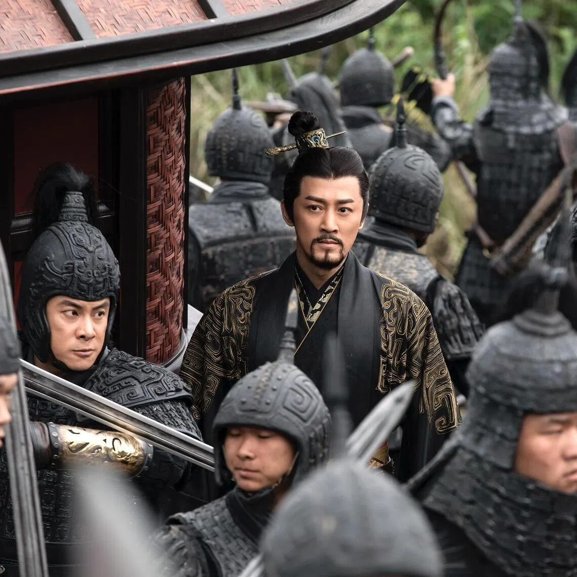 Actor Raymond Lam (centre) in Hong Kong’s latest hit flick Back To The Past.