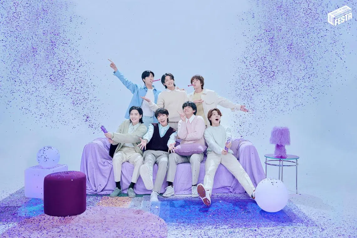 edlistens14 - K-pop supergroup BTS celebrates their 10th anniversary this month,
PHOTO: BTS_BIGHIT/TWITTER