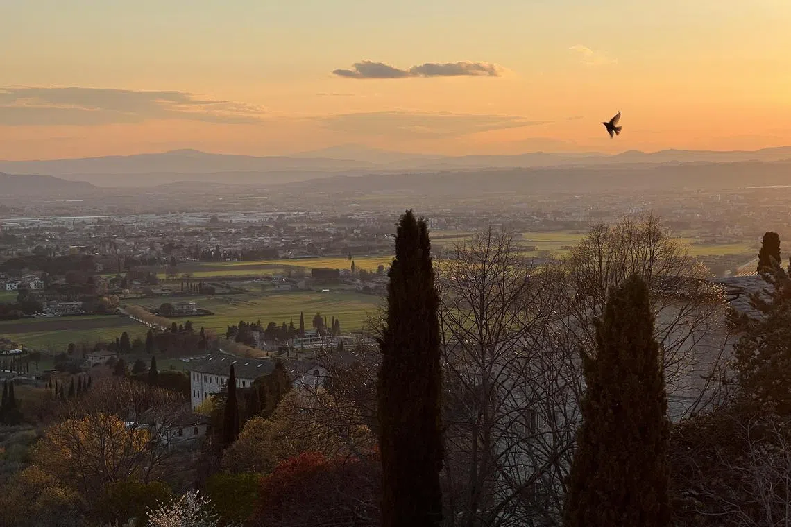 The writer and his wife spent half of their 10-week trip in Italy based in Assisi, a town located in the heart of Umbria in central Italy.