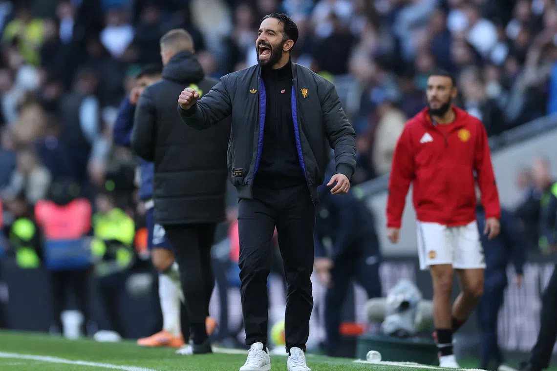 United 'too comfortable' in dramatic draw at Spurs, says Amorim