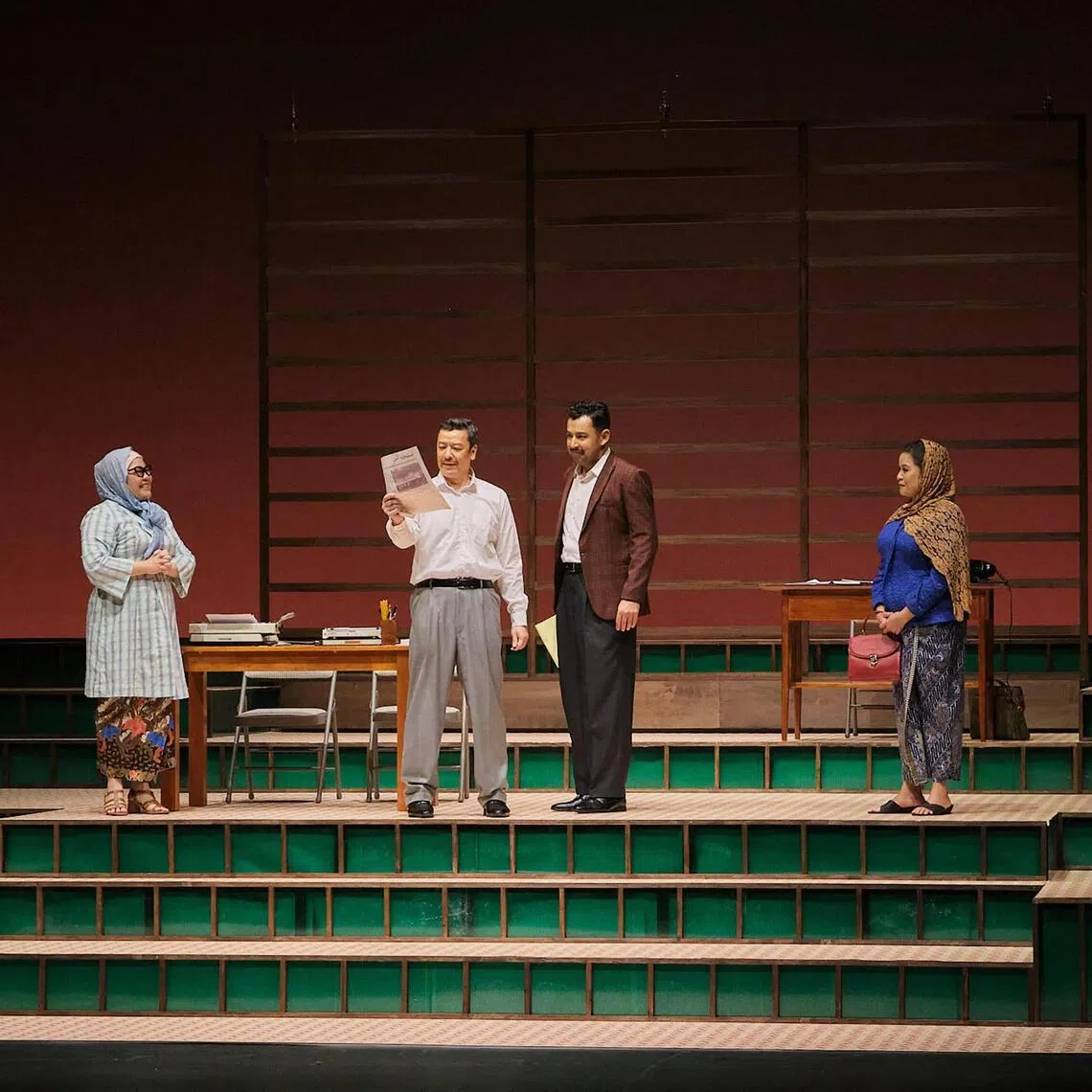 Yusof: Portrait Of A President is staged by Teater Ekamatra. 