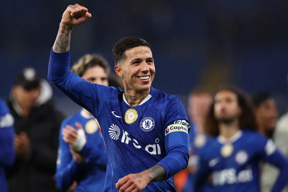 City are set to sign midfielder Enzo Fernandez for £125 million (S$215 million), British media reported.