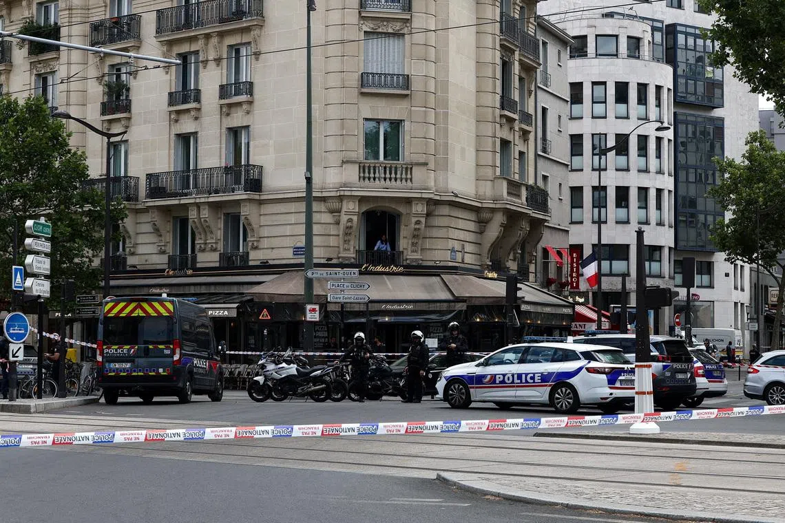 The man attacked the three women with two kitchen knives, severely wounding two of them.