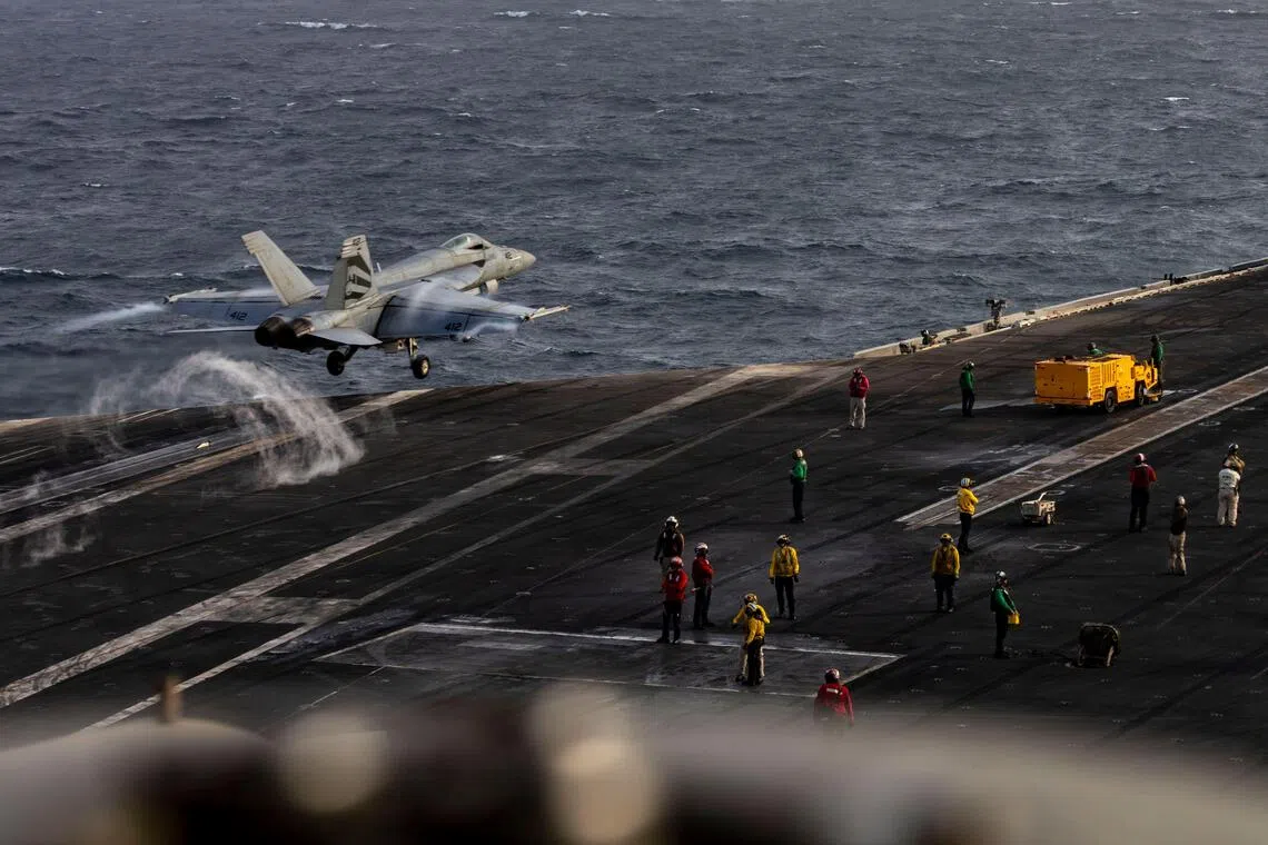 Family members have clashed with Navy leadership over the difficult conditions faced by the 5,000 sailors and Marines aboard the Lincoln.