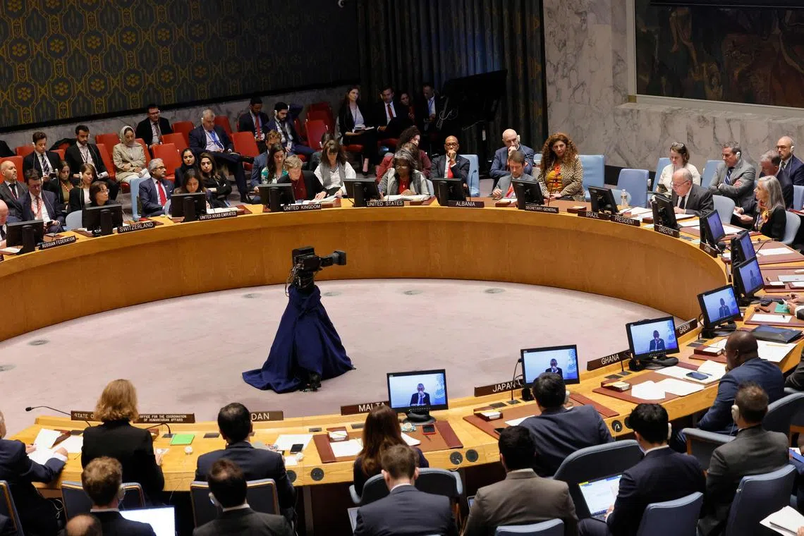 The UN Security Council met on Monday in an emergency session to discuss the Israel-Palestine crisis.
