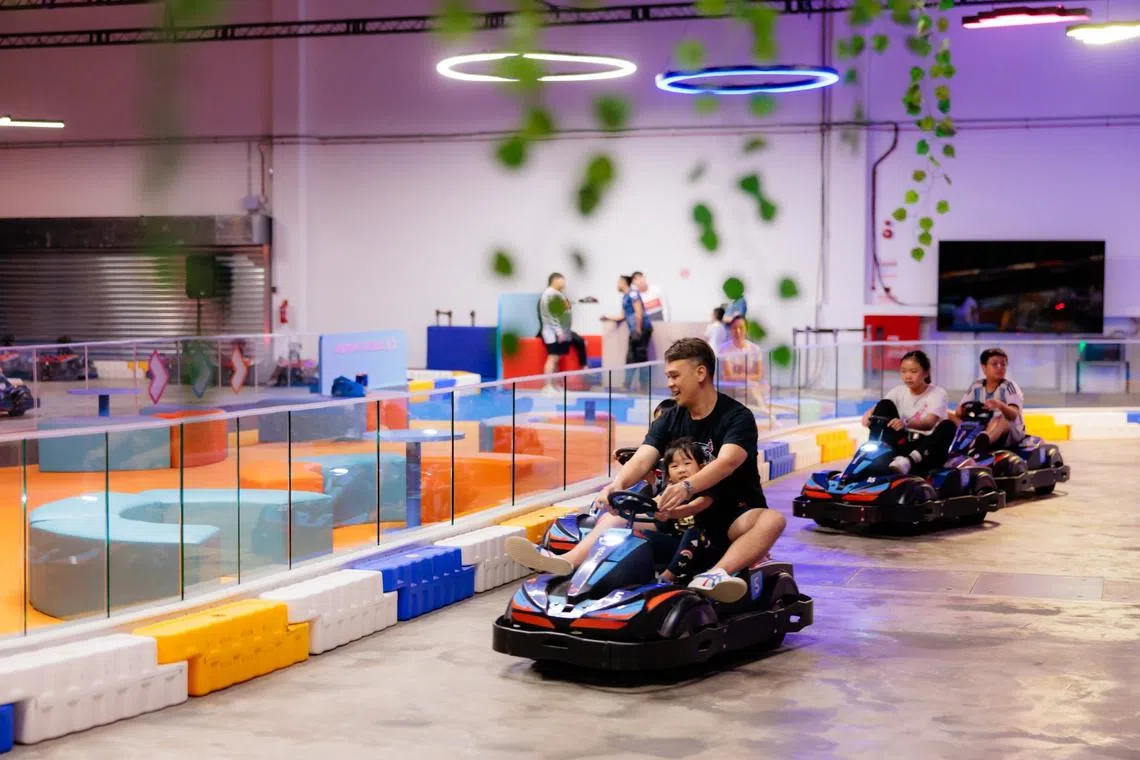 weekend activities for kids at singapore expo kf1 kiddy circuit