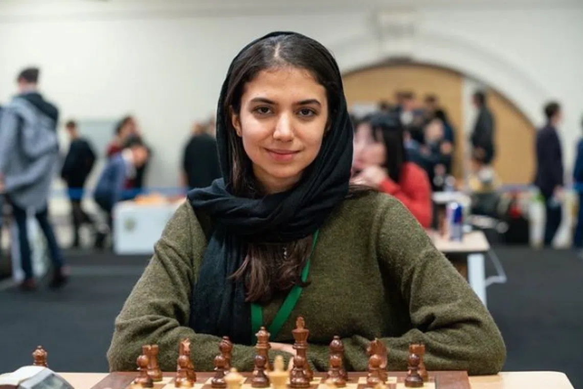 Iranian news outlets Khabarvarzeshi and Etemad said Sara Khadem had competed at the FIDE World Rapid and Blitz Chess Championships in Almaty, Kazakhstan, without the hijab.