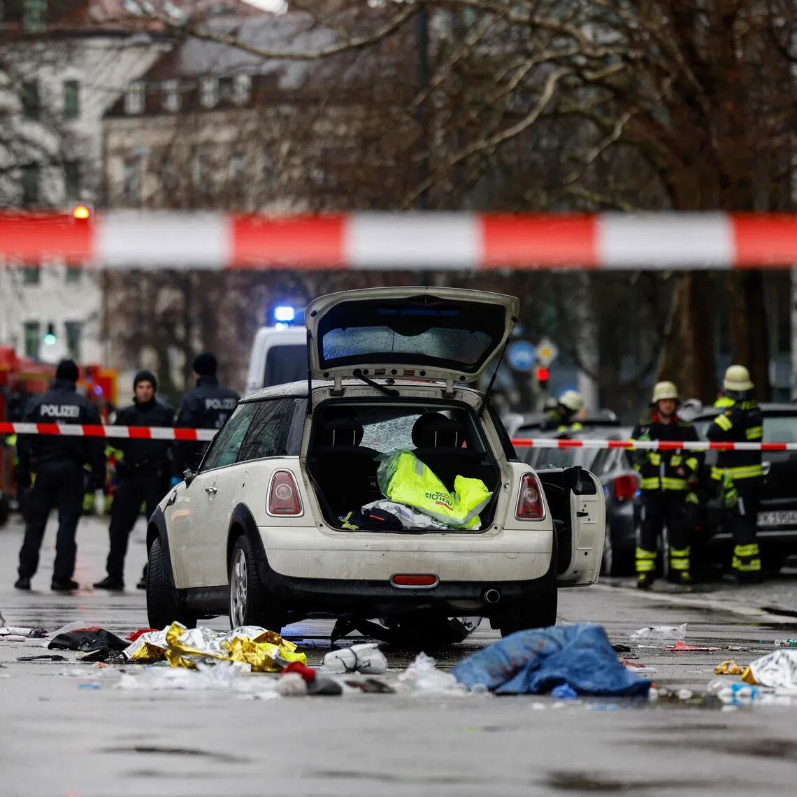 Farhad N. rammed a car into a crowd in Munich on Feb 13, 2025, killing a two-year-old girl and her mother and injuring dozens.