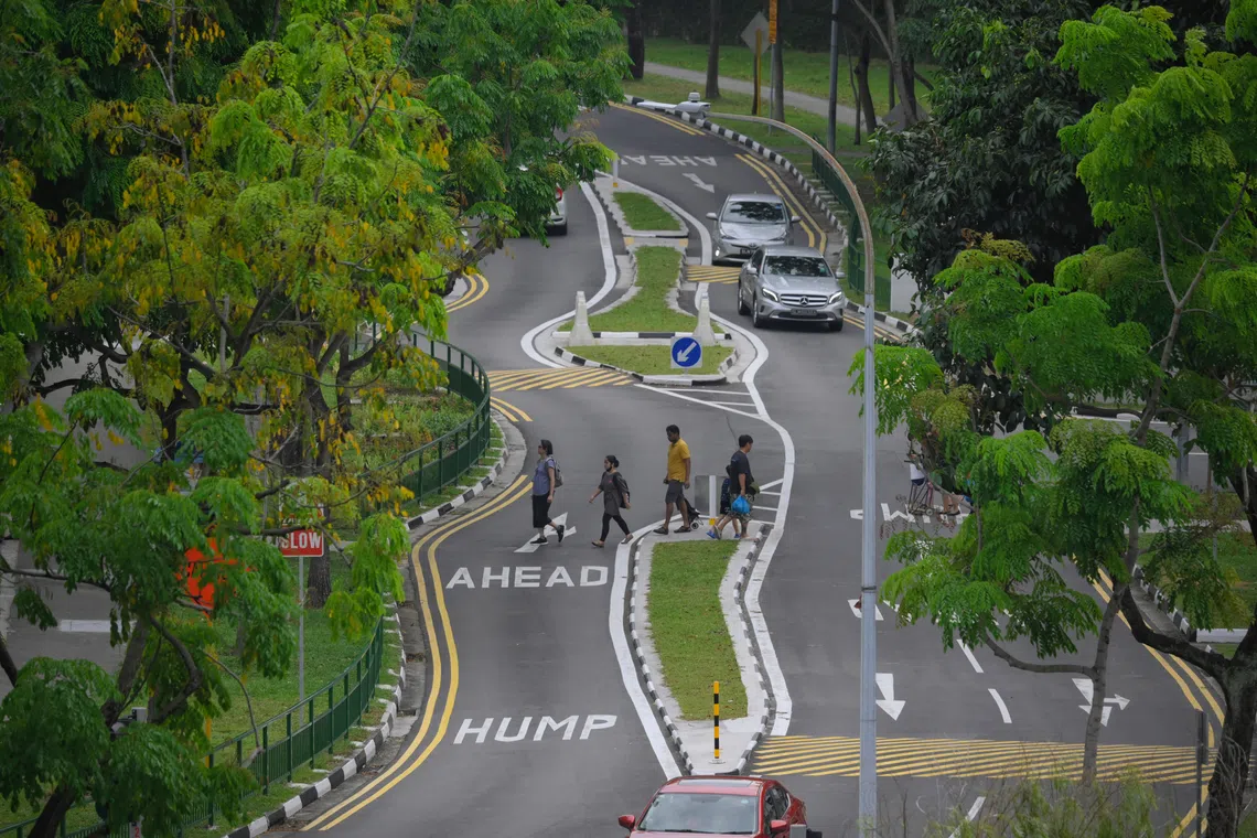 In Silver Zones, roads are narrowed, speed limits lowered and crossing times extended. 