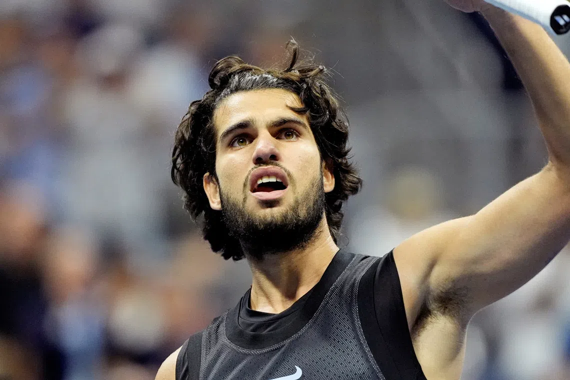 Carlos Alcaraz endured a gruelling quarter-final at the US Open that ended at 3.33am.
