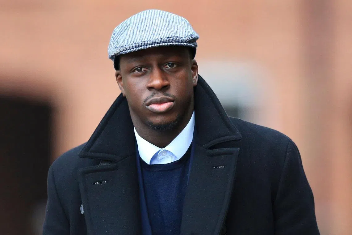 Manchester City fullback Benjamin Mendy, 28, will be back in the dock at Chester Crown Court in north-west England on Monday to face one count of rape and one of attempted rape. 