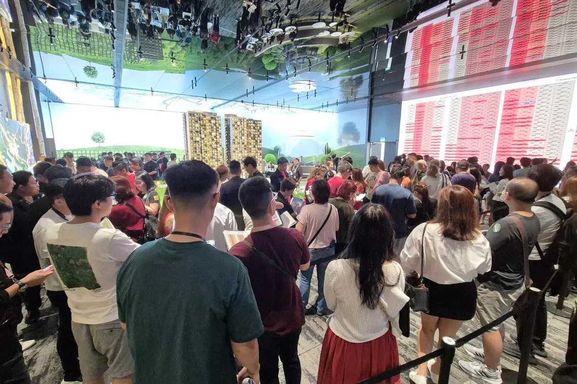 Lyndenwoods sold 96.5 per cent of its 343 units in July at a median price of $2,463 per sq ft (psf).