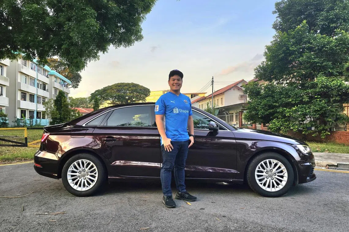 yymycar20 - Mr Eddy Hirono and his 2015 Audi A3 that brings him to many local football games for his podcast. 

Credit: Dr Kong Yongyao