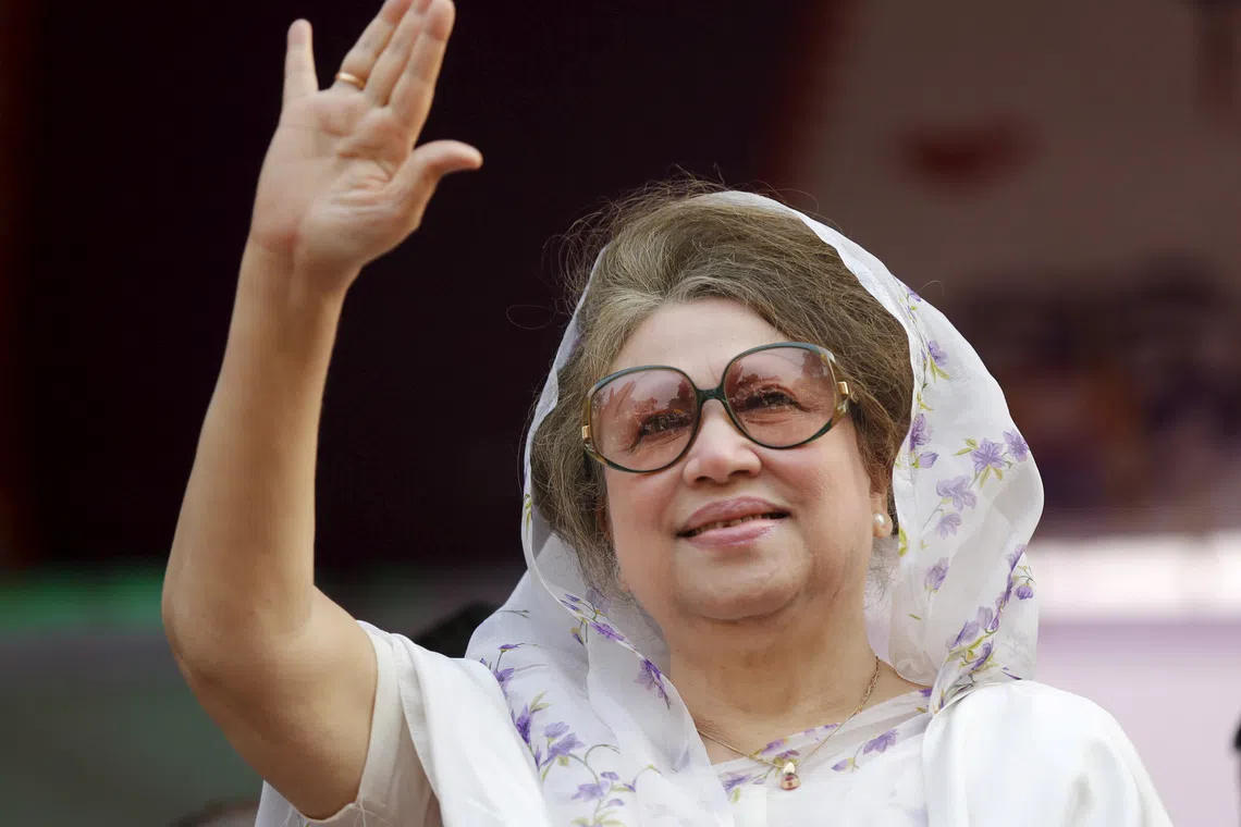 Bangladesh's ex-PM Khaleda in critical condition, exiled son says his return not in his hands
