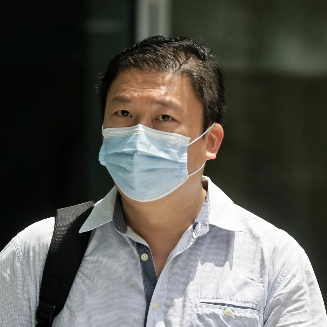 Tan Poh Chuan had left his bicycle on the road in Sengkang for nearly 30 minutes.