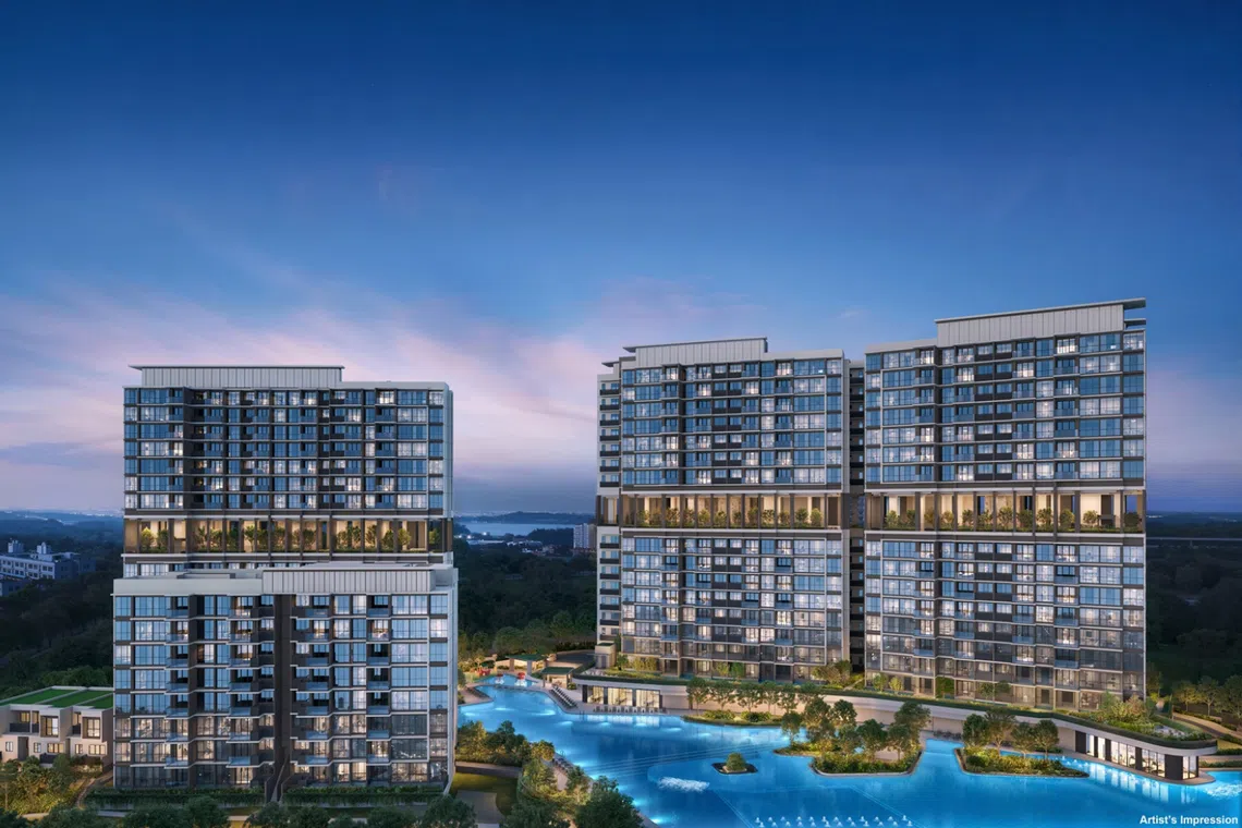 Set within a low-rise, tree-lined neighbourhood, Lentor Gardens Residences is a five-minute walk from Lentor MRT Station, and a direct, transfer-free ride to town.