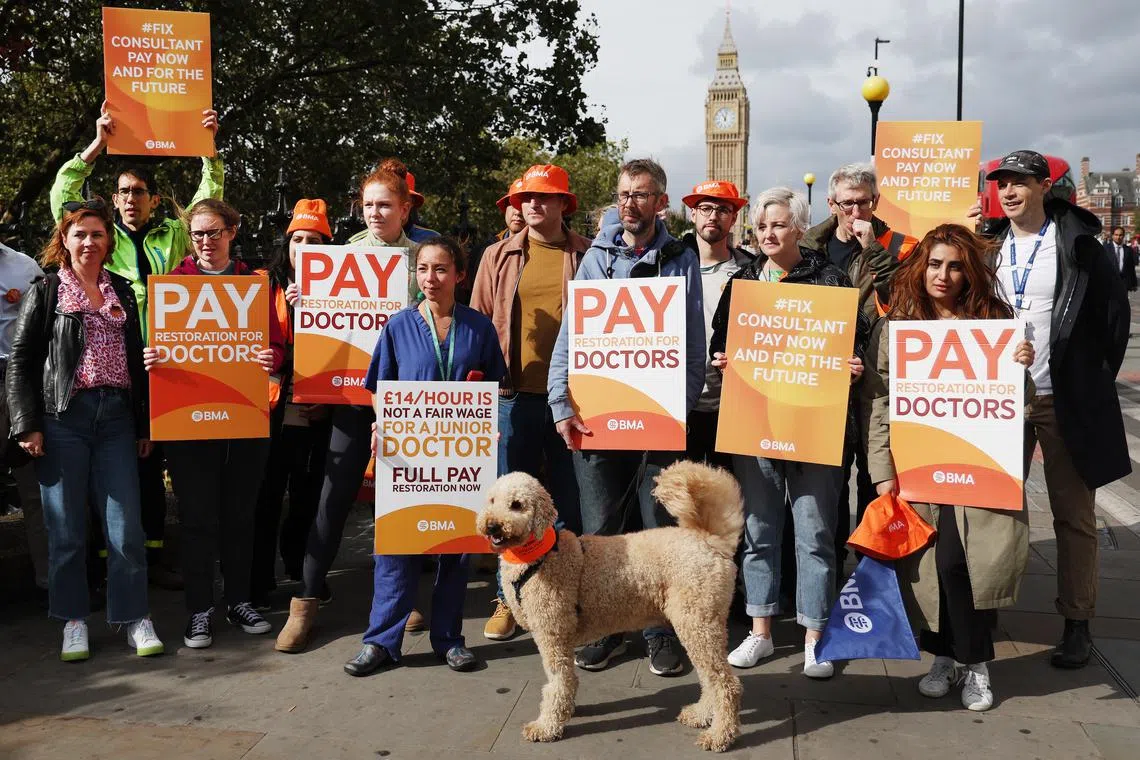 The doctors and government are deadlocked over the medics’ pay demands amid a cost-of-living crisis.