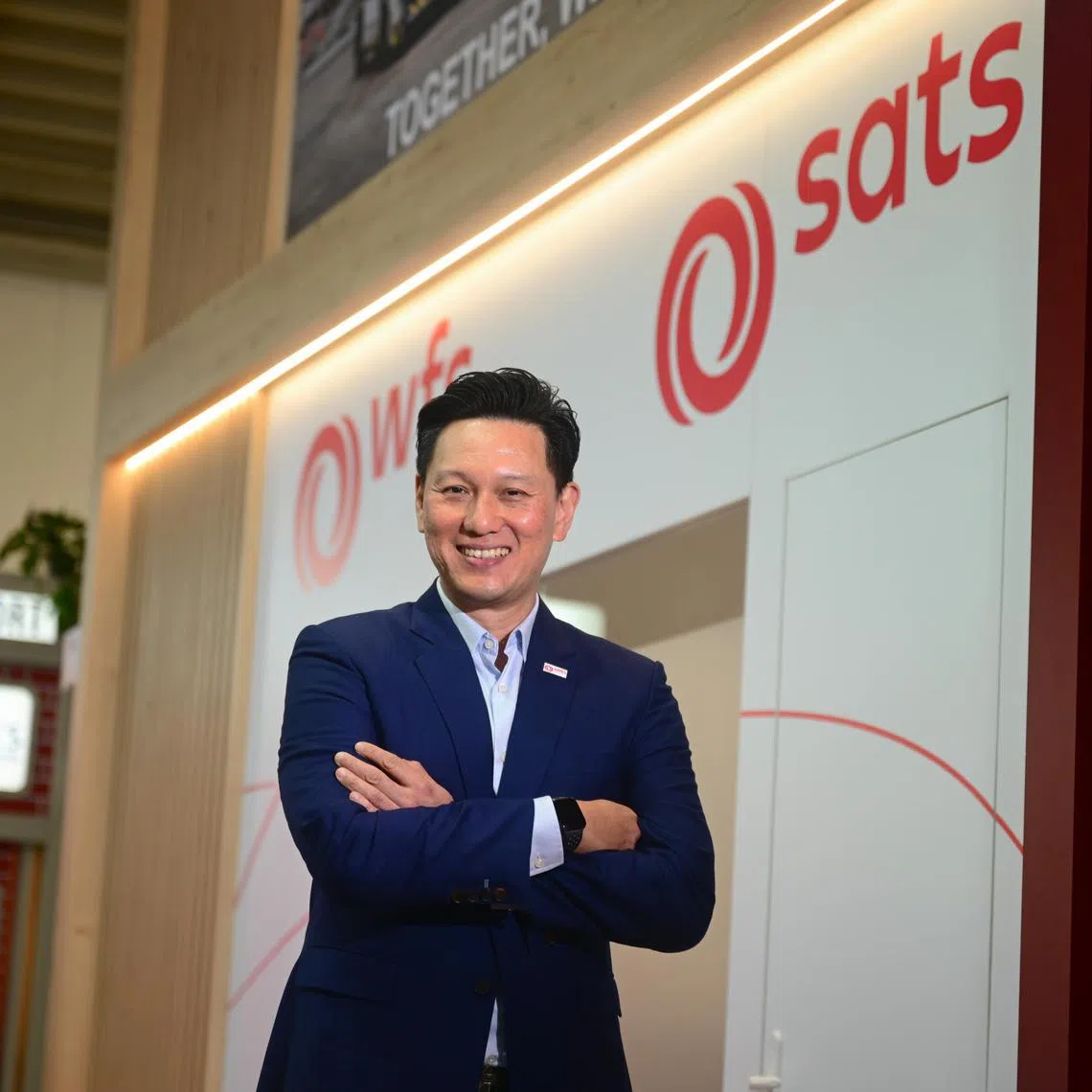 ST20250601_202582800528 vcsats03 Azmi Athni//

Mr Kerry Mok, president and CEO of SATS, at the Transport Logistics 2025 trade fair in Munich, Germany, on June 3, 2025. 

ST PHOTO: AZMI ATHNI
